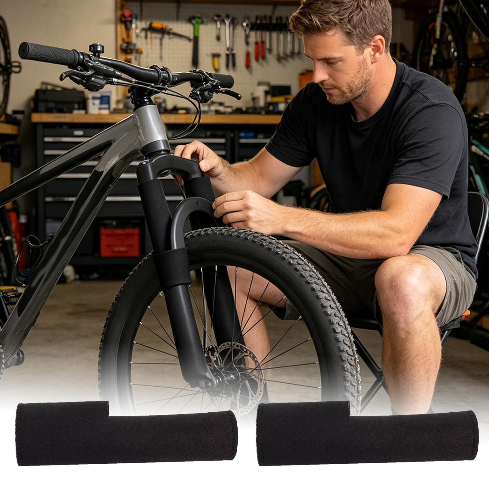 Mountain Biking Quotes - Protector de Horquilla de Bicicleta, Accesorio