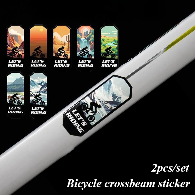 Mountain Biking Quotes - 2 pegatinas impermeables para el cuadro