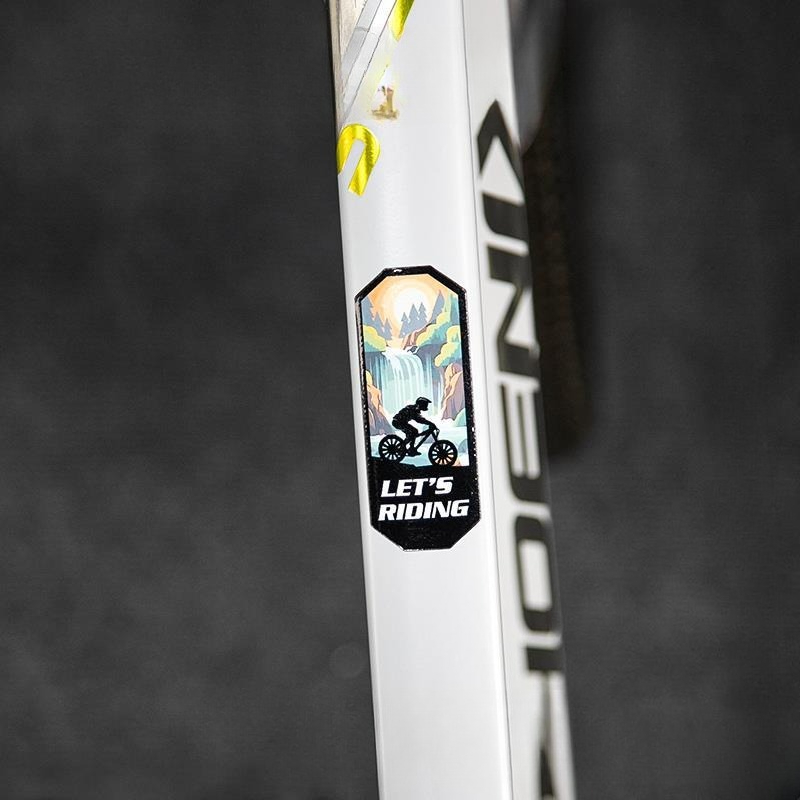 2 pegatinas impermeables para  - Mountain Biking Quotes reseña y precio