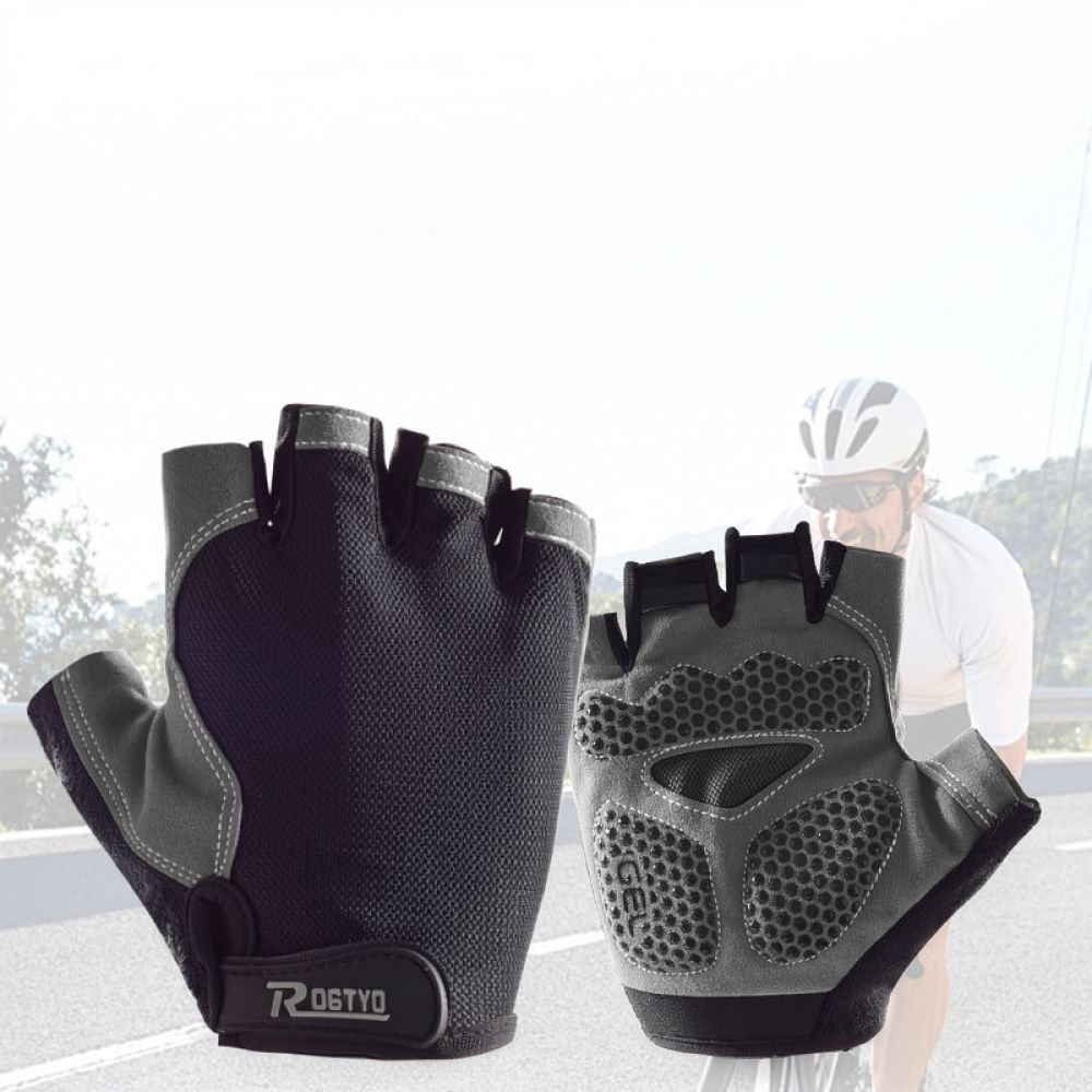 Guantes de ciclismo de media l - Mountain Biking Protective Gear reseña y precio