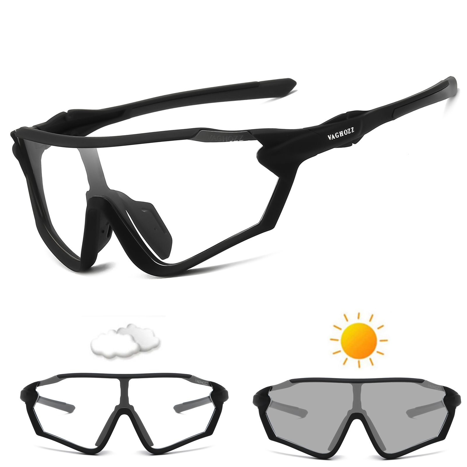 VAGHOZZ nuevo UV400 y gafas fo - Mountain Biking Brands reseña y precio